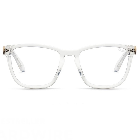 QUAY Hardwire Blue Light Glasses Clear Frame Bluelight Blocking Lens Unisex NWT - Picture 2 of 10